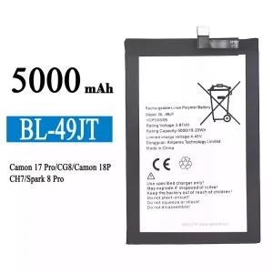 Accu BL-49JT voor Tecno Camon 17 Pro / Camon 18P / Spark 8 Pro