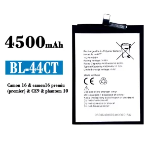 Accu BL-44CT voor Tecno Camon 16 / phantom 10