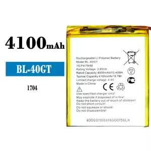 Accu BL-40GT voor Tecno 1704