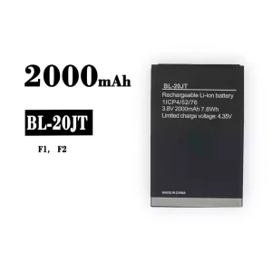 Accu BL-20JT voor Tecno F1 / F2