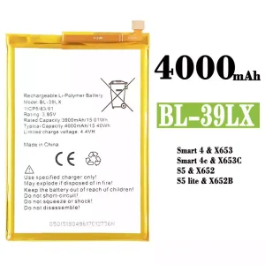 Accu BL-39LX voor Infinix Smart 4 / Smart 4c  / S5 / S5 lite