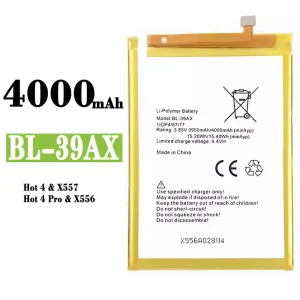 Accu BL-39AX voor Infinix Hot 4 /Hot 4 Pro
