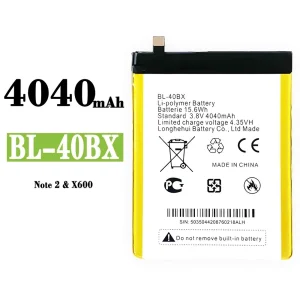 Accu BL-40BX voor Infinix Note 2