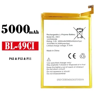 Accu BL-49CI voor ITEL P42 / P12 / P11