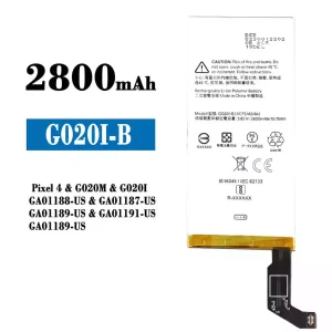 Accu G020I-B voor Google Pixel 4
