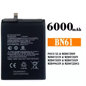 Accu BN61 voor Xiaomi POCO X3