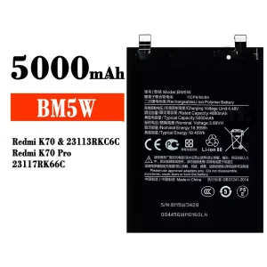 Accu BM5W voor Xiaomi Redmi K70 / Redmi K70 Pro