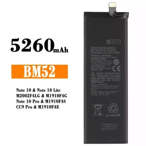 Accu BM52 voor Xiaomi Note 10,Note 10 Lite,Note 10 Pro / CC9 Pro