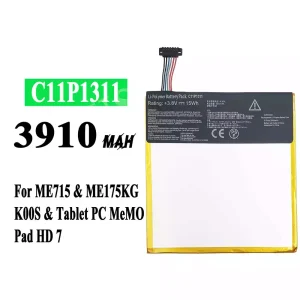 Accu C11P1311 voor Asus Tablet PC MeMO / Pad HD7