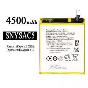Accu SNYSAC5 voor Sony xperia X1iii X5iii X10iii