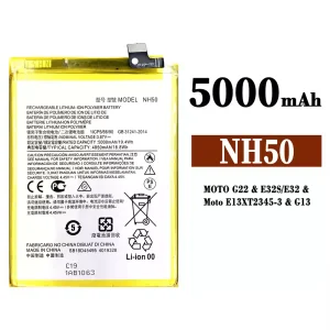 Accu NH50 voor Motorola MOTO G22 / E32S / E32 / E13 / G13 / K15+