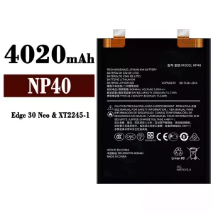 Accu NP40 voor Motorola Edge 30 Neo