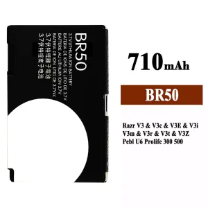 Accu BR50 voor Motorola Razr V3 / V3c / V3E / V3i / V3m / V3r / V3t / V3Z / Pebl U6 Prolife 300 500