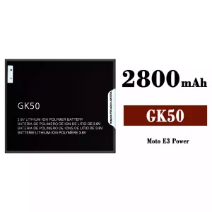 Accu GK50 voor Motorola E 3 Power