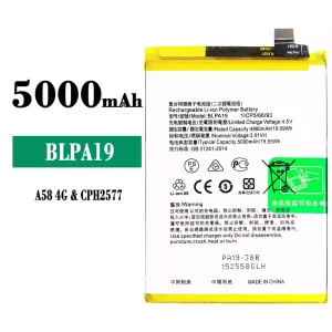 Accu BLPA19 voor OPPO A58 4G / A38 / A79 5G