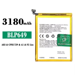 Accu BLP649 voor OPPO A83 / A1 / F5 Lite / A83T