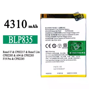 Accu BLP835 voor OPPO Reno5 F /Reno5 Lite /F19 Pro /A94 4G
