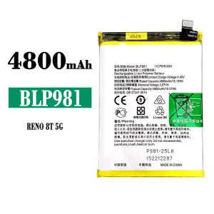 Accu BLP981 voor OPPO Reno 8T