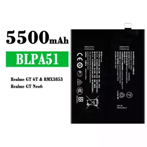 Accu BLPA51 voor OPPO Realme GT 6T/ Realme GT Neo 6