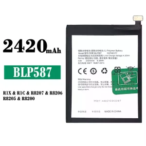 Accu BLP587 voor OPPO R1X/R1C