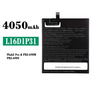 Accu L16D1P31 voor Lenovo Phab2 Pro/PB2-690M/PB2-690Y