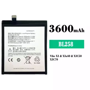 Accu BL258 voor Lenovo Vibe X3