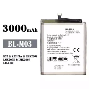 Accu BL-M03 voor LG K22 / K22 Plus