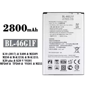 Accu BL-46G1F voor LG K10 (2017) / K20 plus