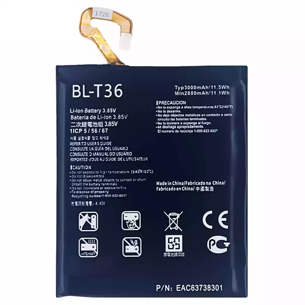 Accu BL-T36 voor LG K11 Plus /K10 / K10+ - Afbeelding 4