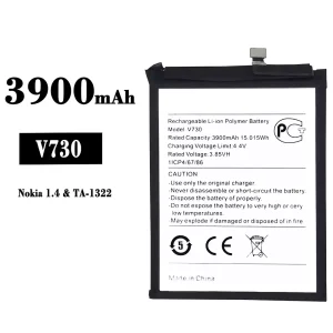 Accu V730 voor Nokia 1.4/TA1322