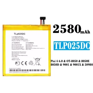Accu TLp025DC voor Alcatel Pixi 4 6.0