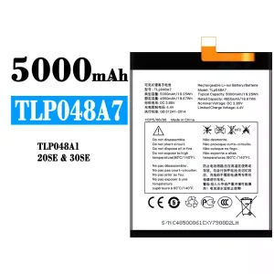 Accu TLP048A7 TLP048A1 voor Alcatel 20SE/30SE