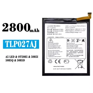 Accu TLP027AJ voor Alcatel A5 LED/OT5085/5085I/5085Q/5085D