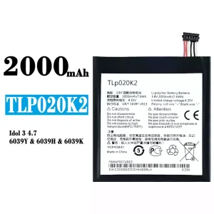 Accu TLP020K2 voor Alcatel One Touch Idol 3 4.7