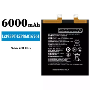Accu Li3959T45P8h816761 voor Nubia Z60 Ultra