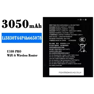 Accu Li3830T44P4h665078 voor ZTE U10S Pro