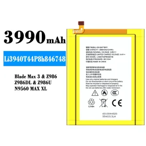 Accu Li3940T44P8h846748 voor ZTE Blade Max 3