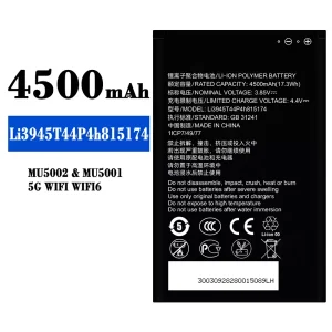 Accu Li3945T44P4h815174 voor ZTE MU5002/MU5001