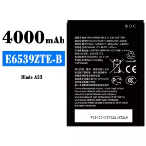 Accu E6539ZTE-B voor ZTE Blade A53