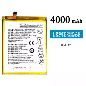 Accu Li3839T43P8h826348 voor ZTE Blade A7