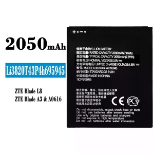 Accu Li3820T43P4h695945 voor ZTE Blade L8/A3