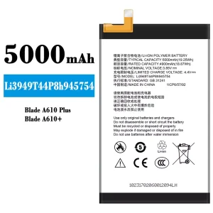 Accu Li3949T44P8h945754 voor ZTE Blade A610+/A610 PLUS