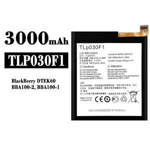 Accu TLP030F1 voor BlackBerry DTEK60/BBA100/BBA100-1/BBA100-2