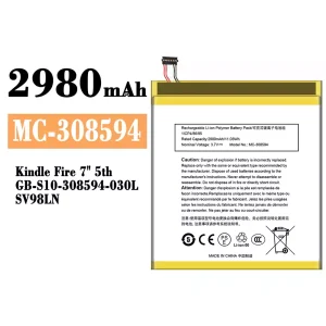 Accu MC-308594 voor Amazon Kindle Fire 7" 5th