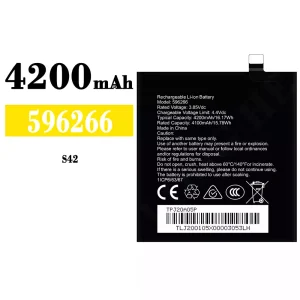 Accu 596266 voor CAT S42