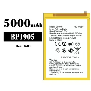 Accu BP1905 voor Omix X600
