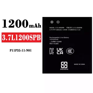 Accu 3.7L1200SPB voor Texas Instruments P11P35-11-N01