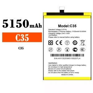 Accu voor Oukitel C35