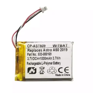 Accu voor Bluetooth-hoofdtelefoon Astro A50 2019 2020 2021,623441