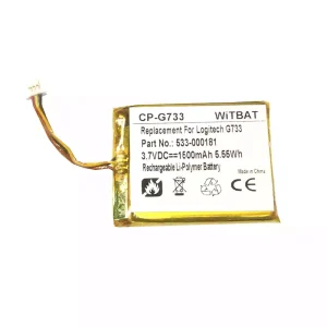 Accu voor Bluetooth-hoofdtelefoon Logitech G733,G735,533-000181